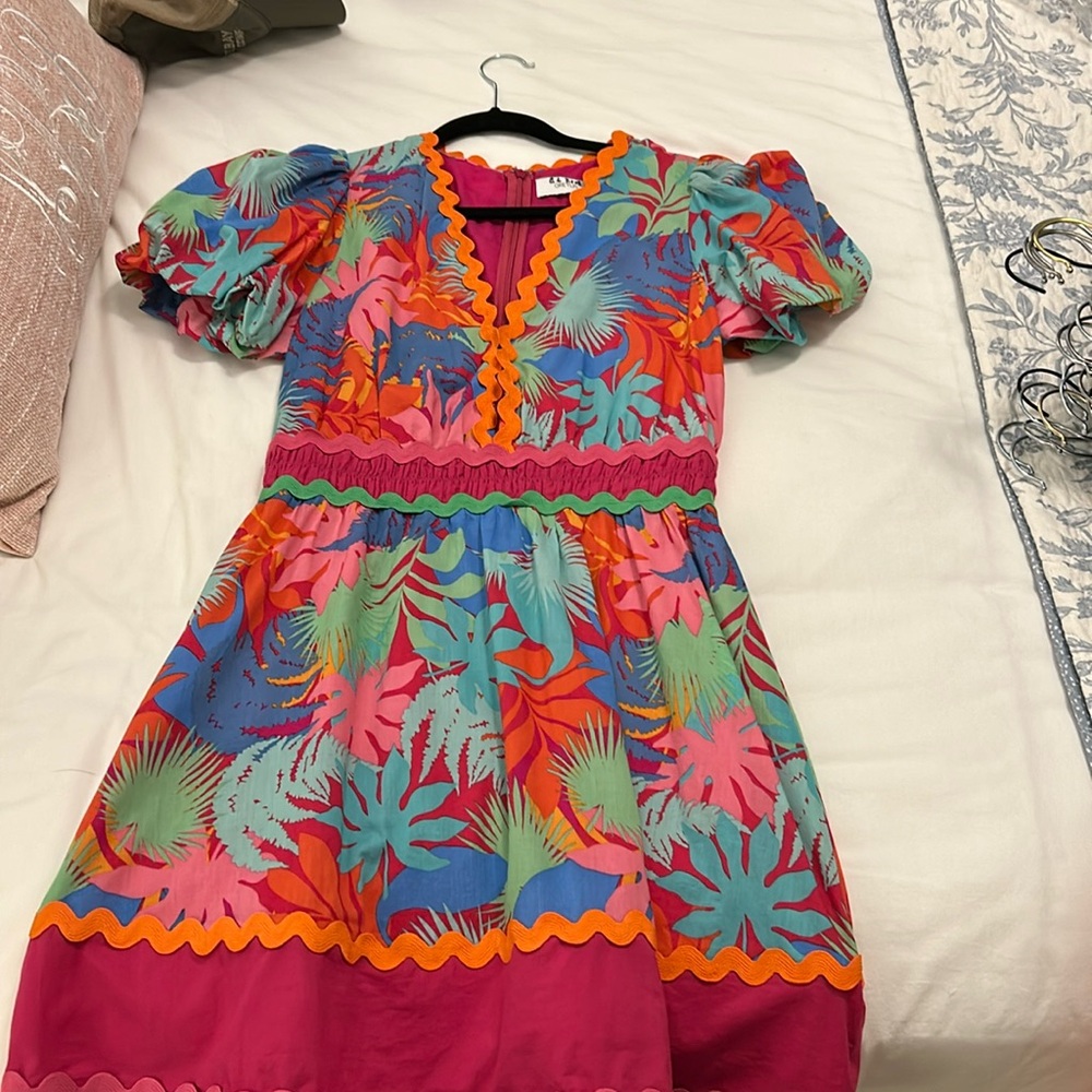 Beach print dress